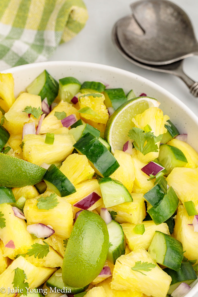 Cucumber and Pineapple Salad