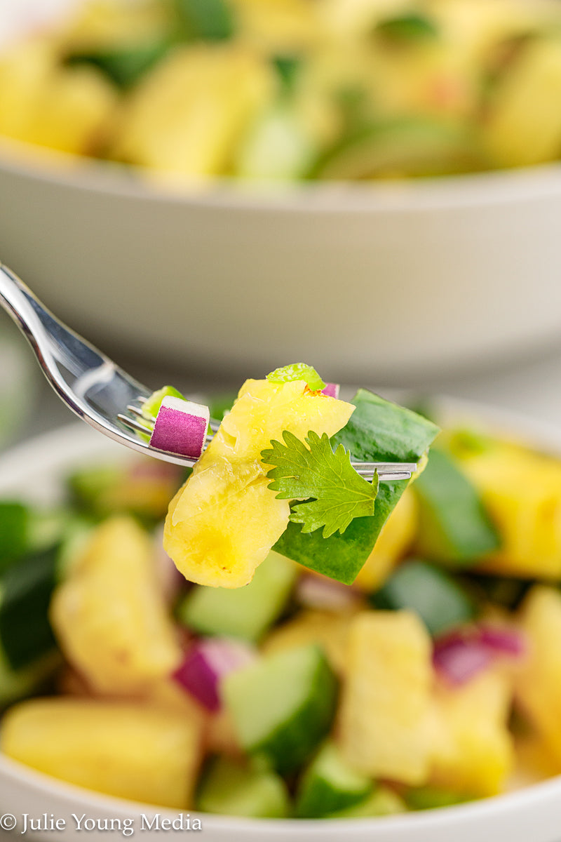Cucumber and Pineapple Salad