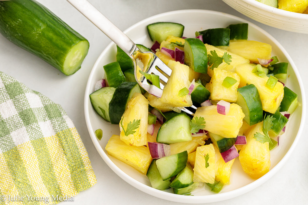Cucumber and Pineapple Salad