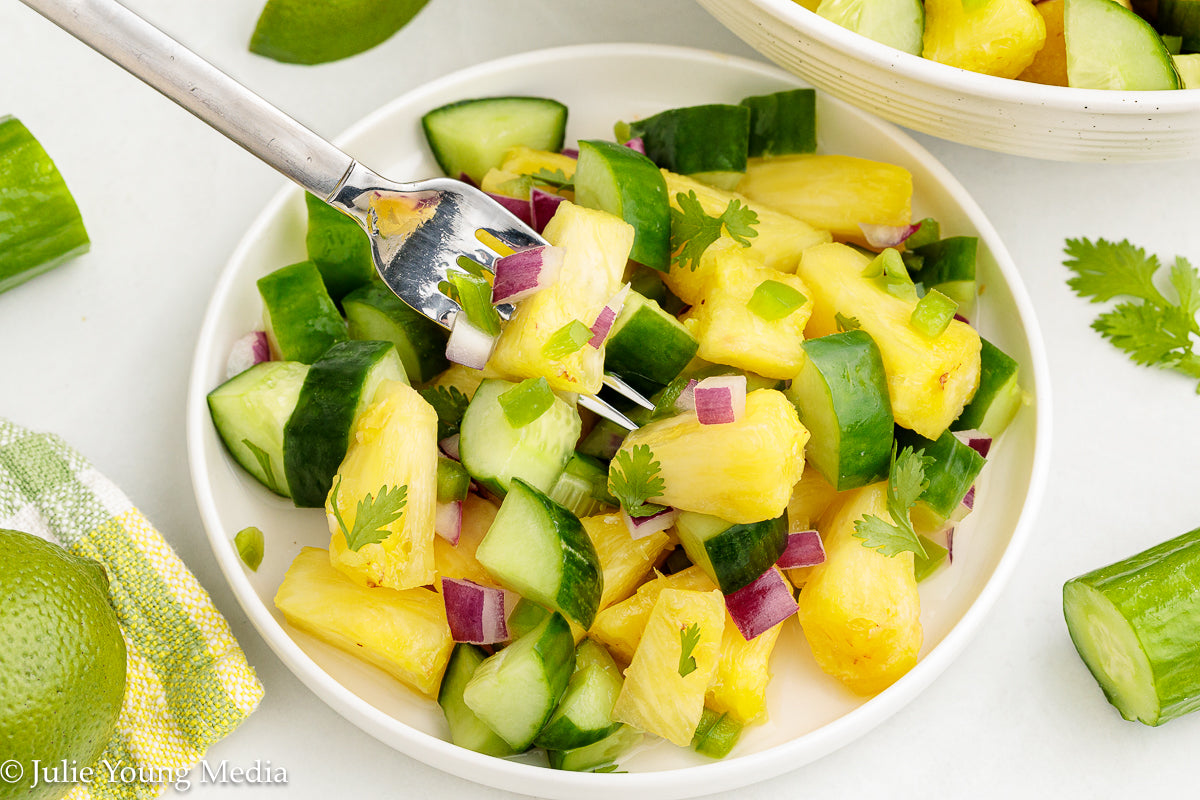 Cucumber and Pineapple Salad