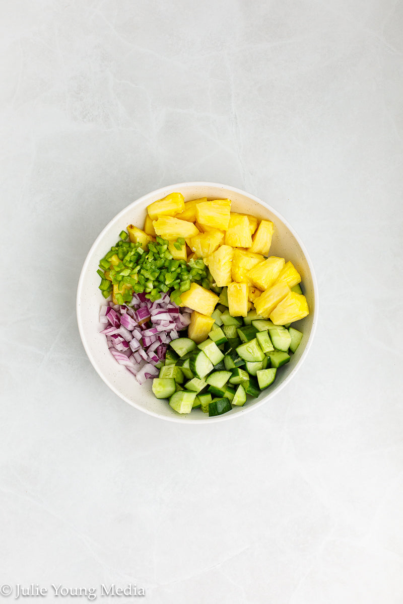 Cucumber and Pineapple Salad