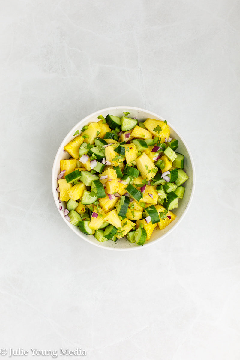 Cucumber and Pineapple Salad