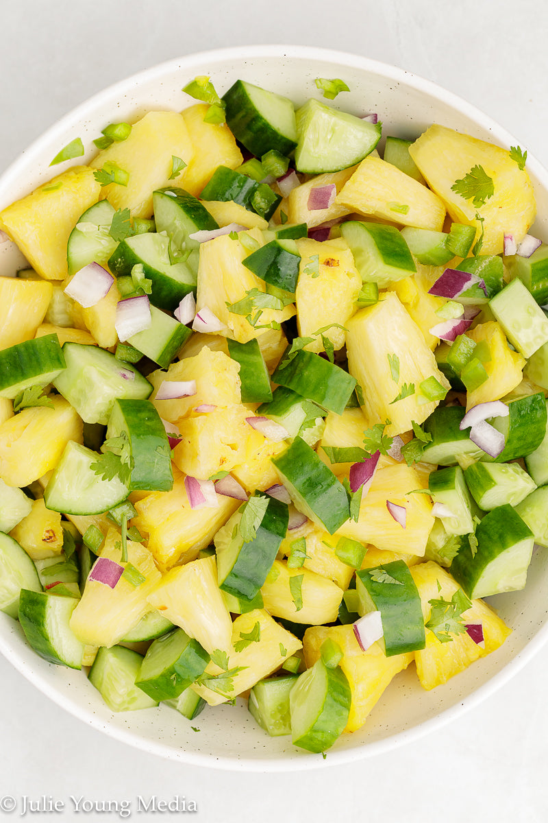 Cucumber and Pineapple Salad