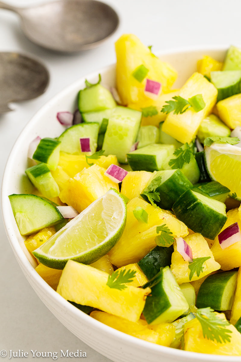 Cucumber and Pineapple Salad