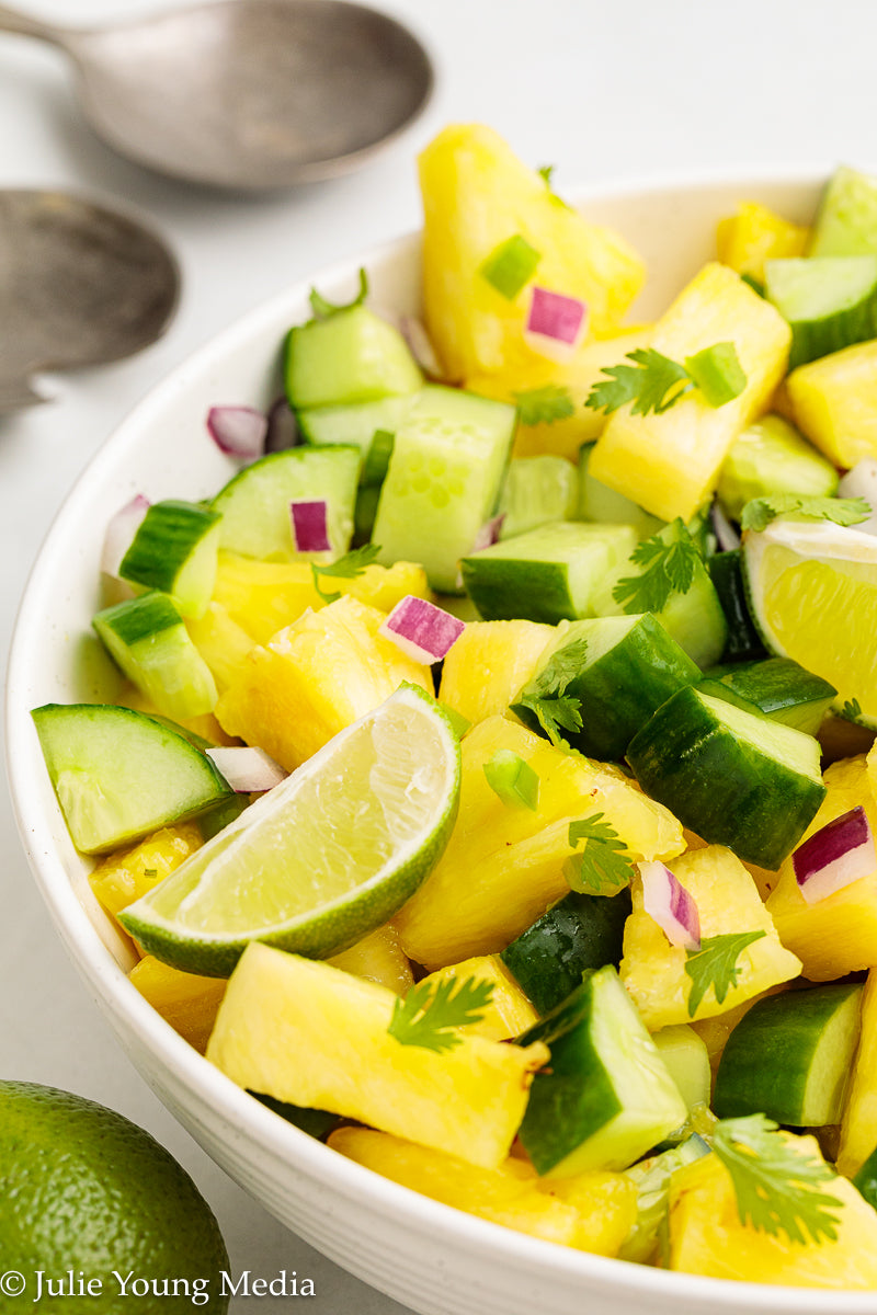 Cucumber and Pineapple Salad