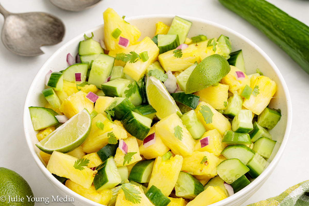 Cucumber and Pineapple Salad