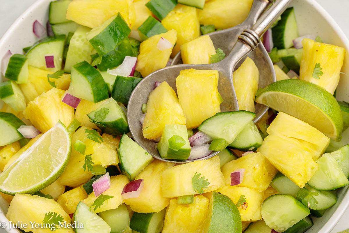 Cucumber and Pineapple Salad