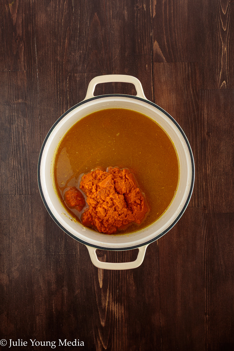 Curried Pumpkin Soup with Coconut Milk