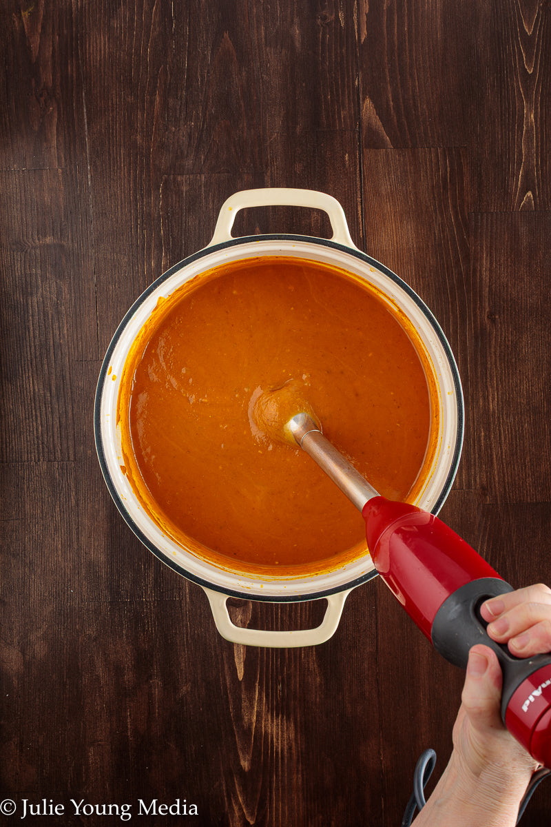 Curried Pumpkin Soup with Coconut Milk