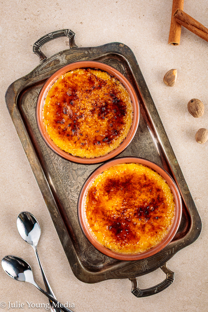Eggnog Creme Brulee
