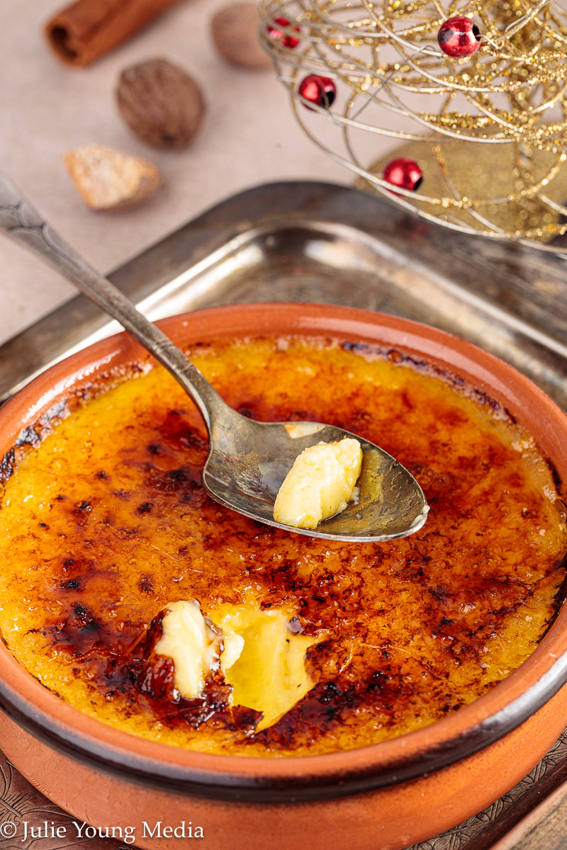 Eggnog Creme Brulee