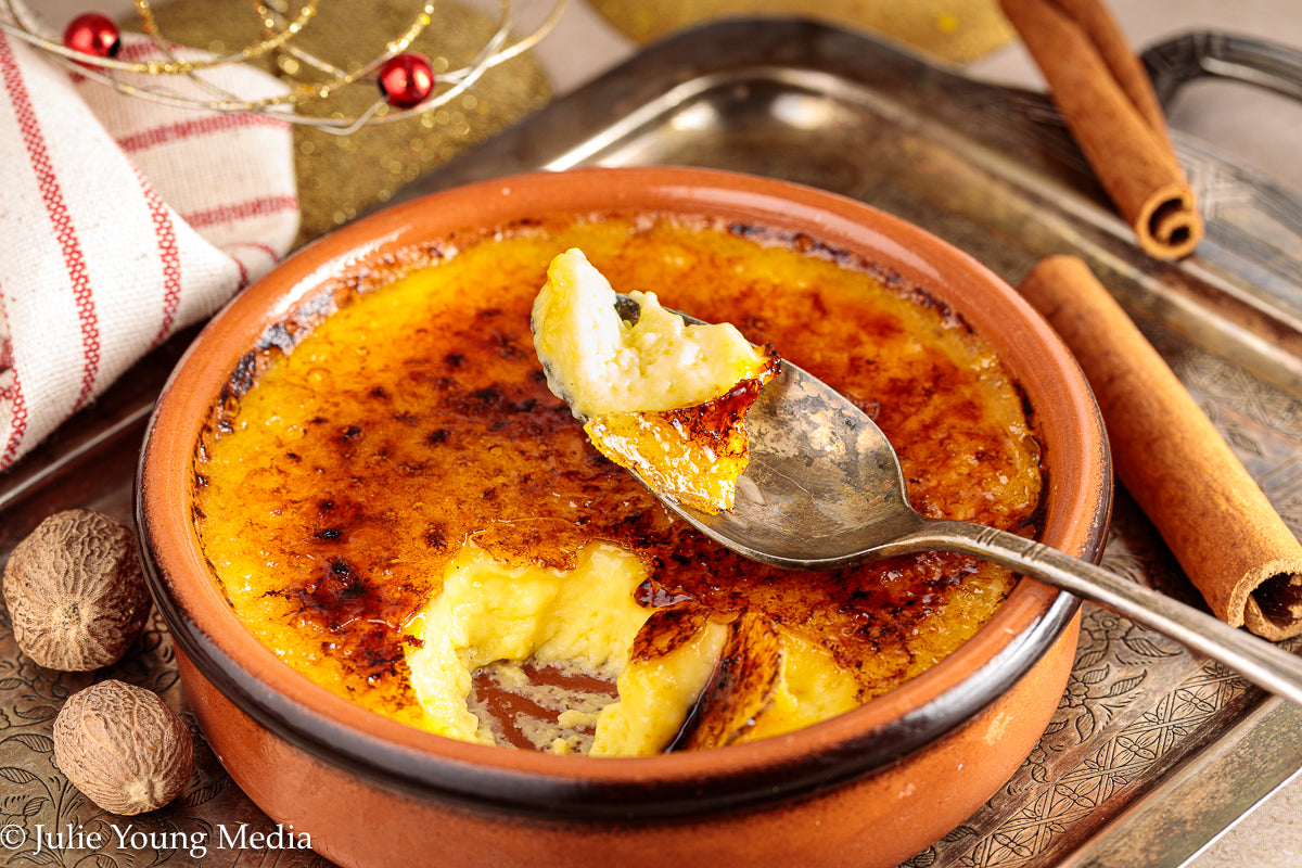 Eggnog Creme Brulee