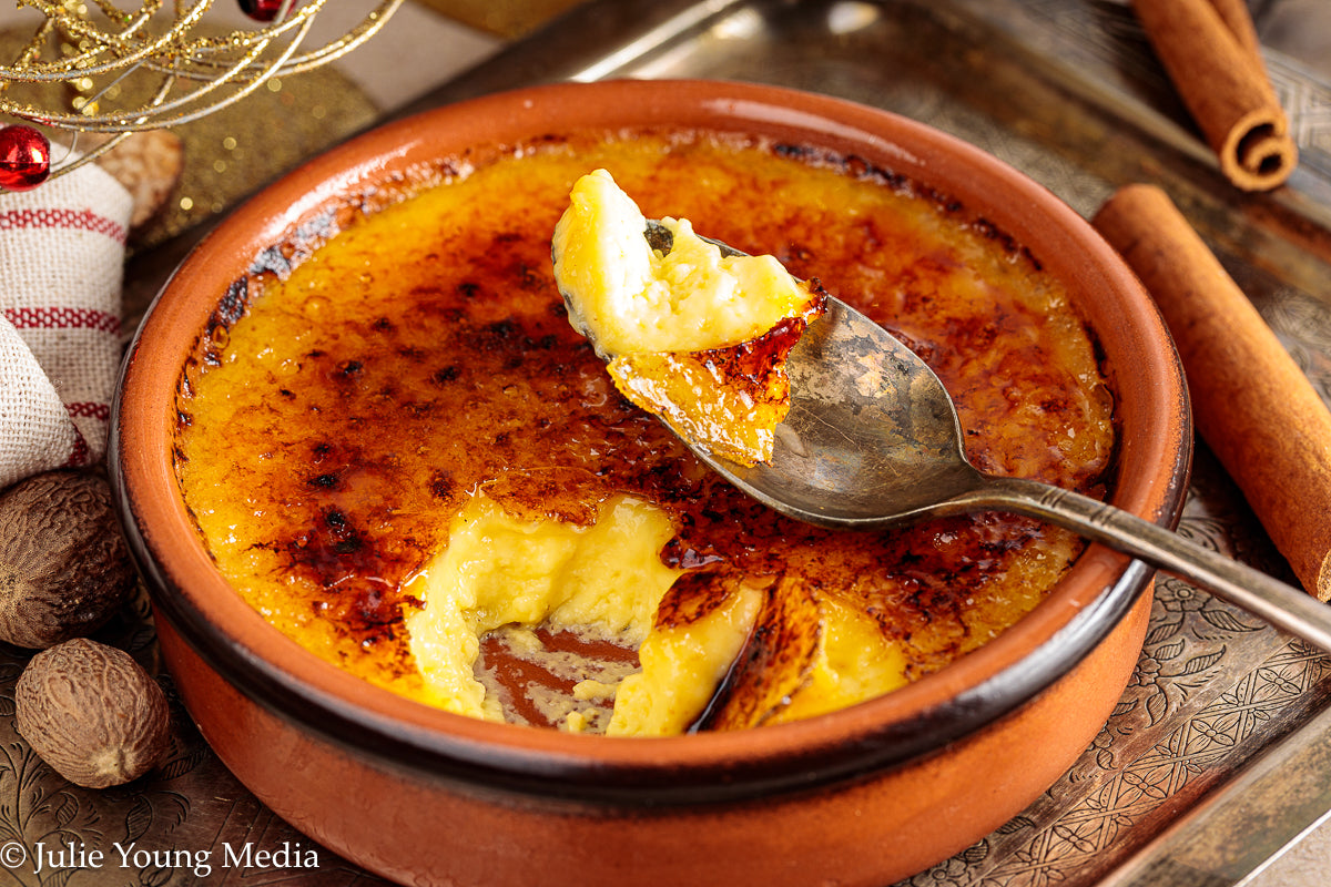 Eggnog Creme Brulee