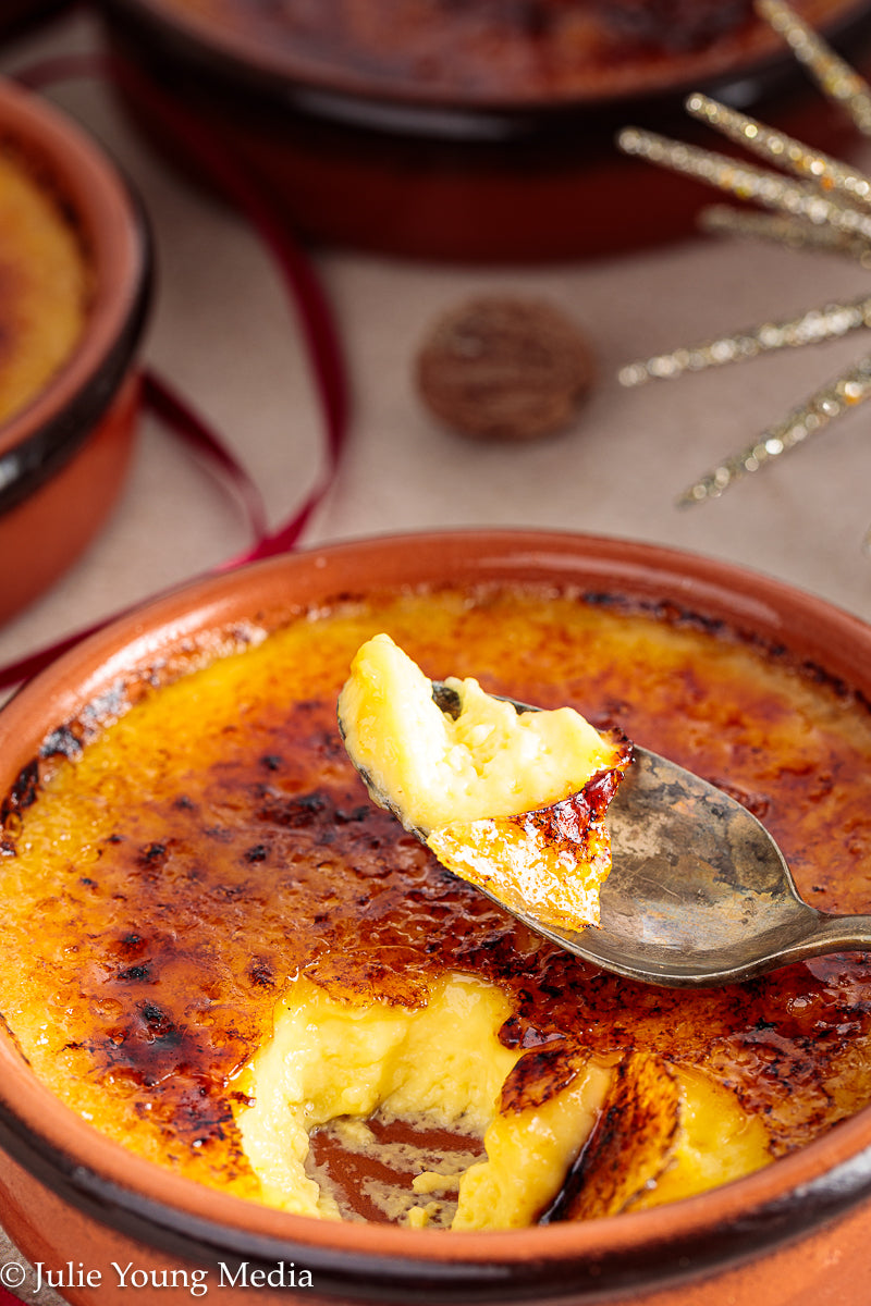 Eggnog Creme Brulee