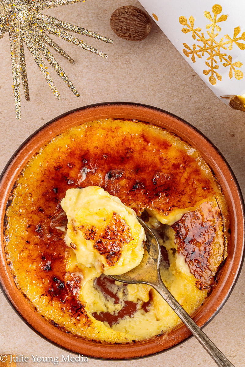 Eggnog Creme Brulee