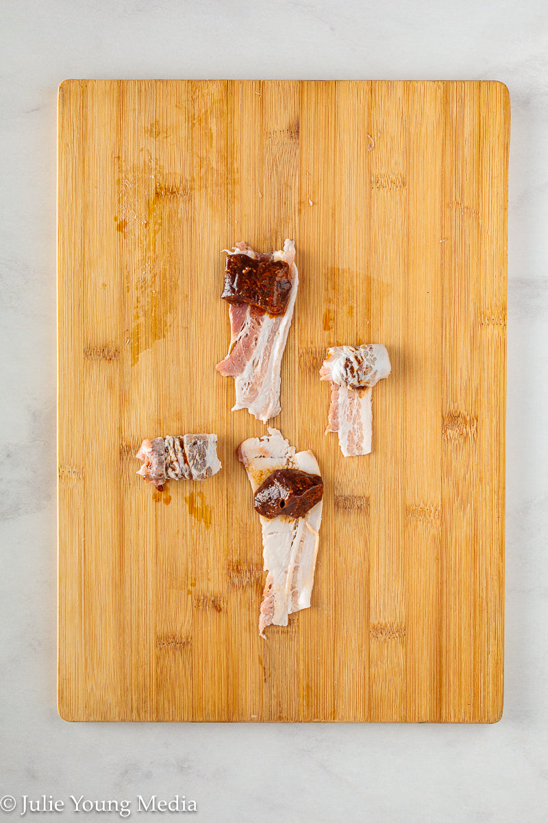 Grilled Liver and Bacon Skewers + Onion Parsley Salad