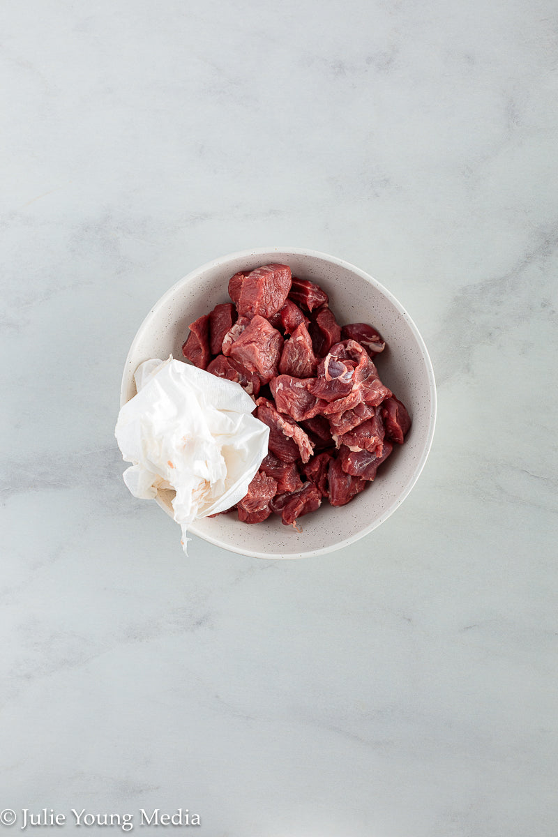 Grilled Leg of Lamb Kabobs with Lemon Herb Finishing Oil