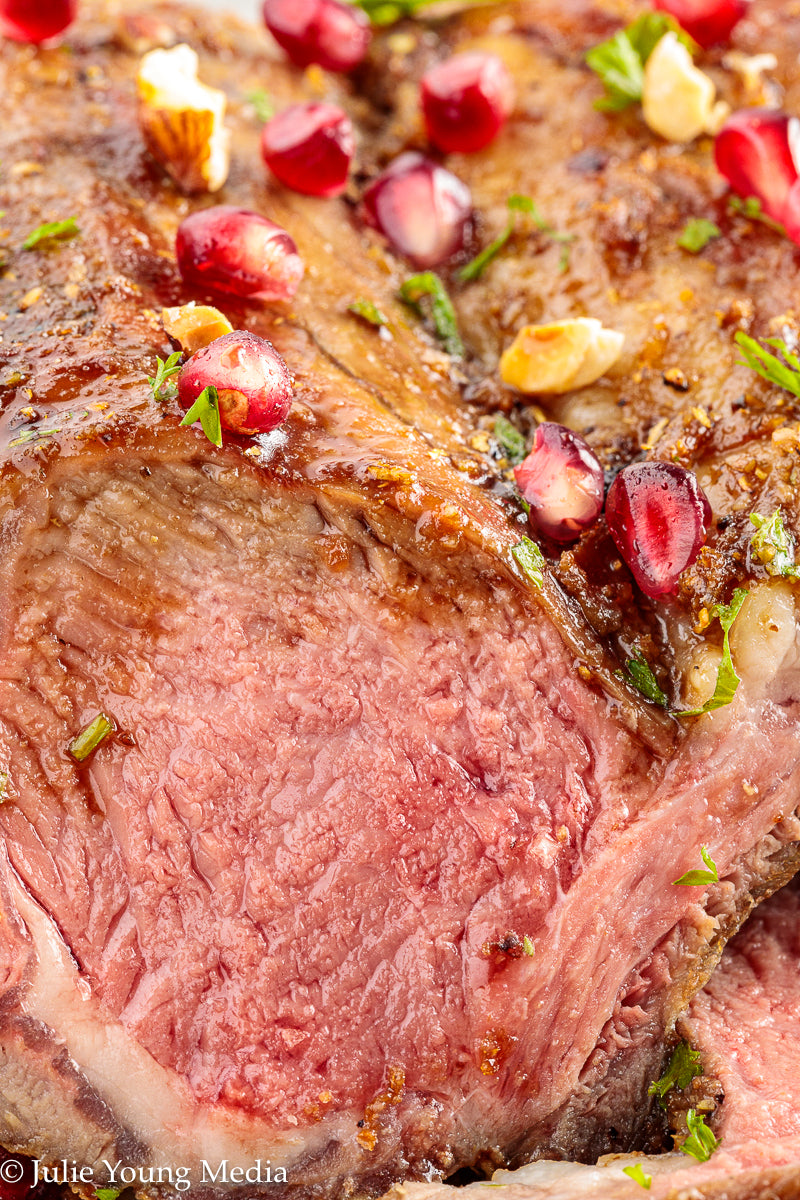 Grilled Rack of Lamb with Pomegranate Molasses Glaze