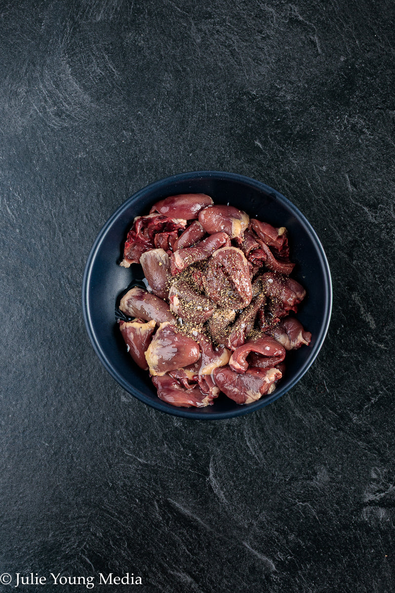 Grilled Teriyaki Chicken Hearts