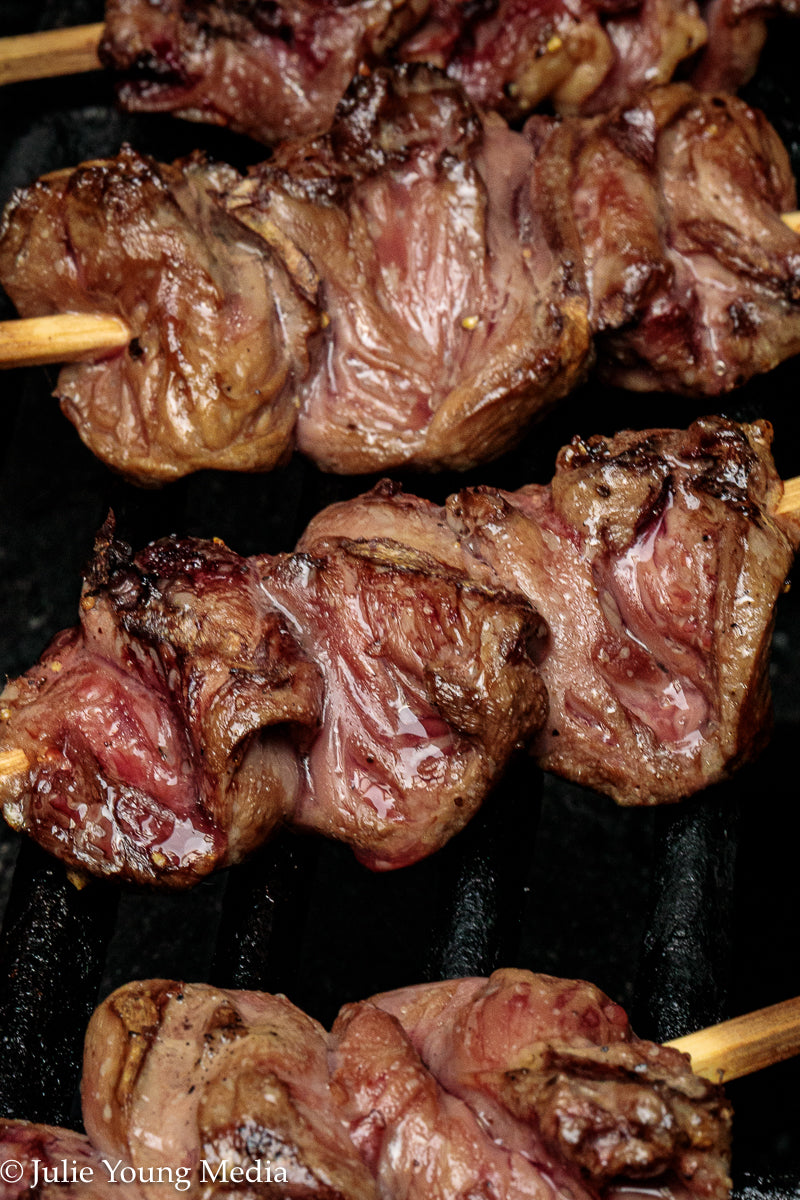 Grilled Teriyaki Chicken Hearts