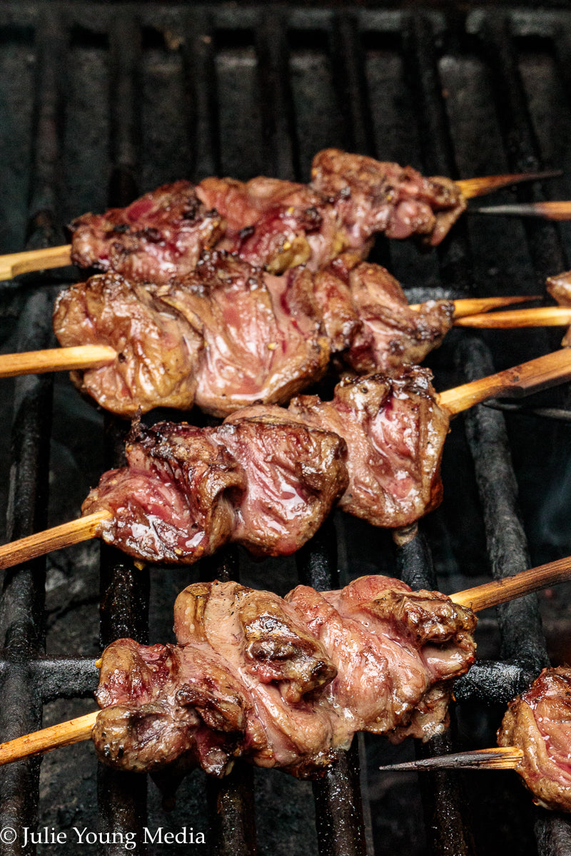 Grilled Teriyaki Chicken Hearts