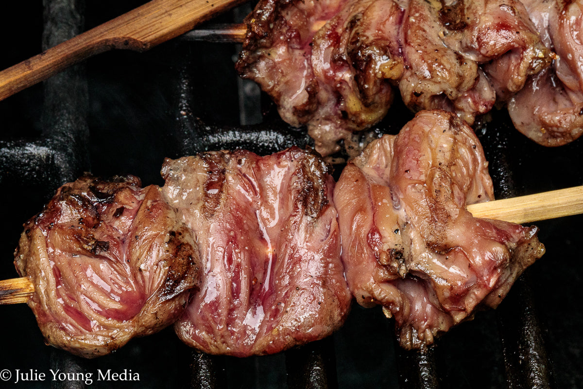 Grilled Teriyaki Chicken Hearts