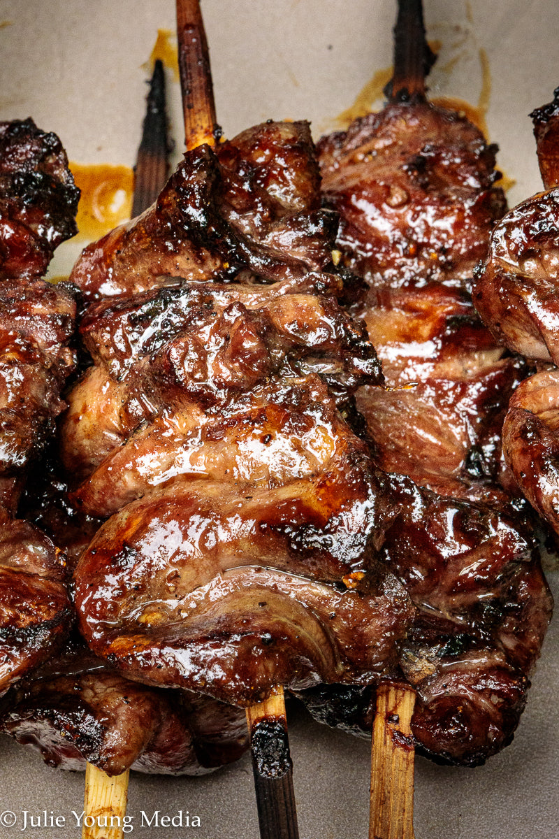 Grilled Teriyaki Chicken Hearts