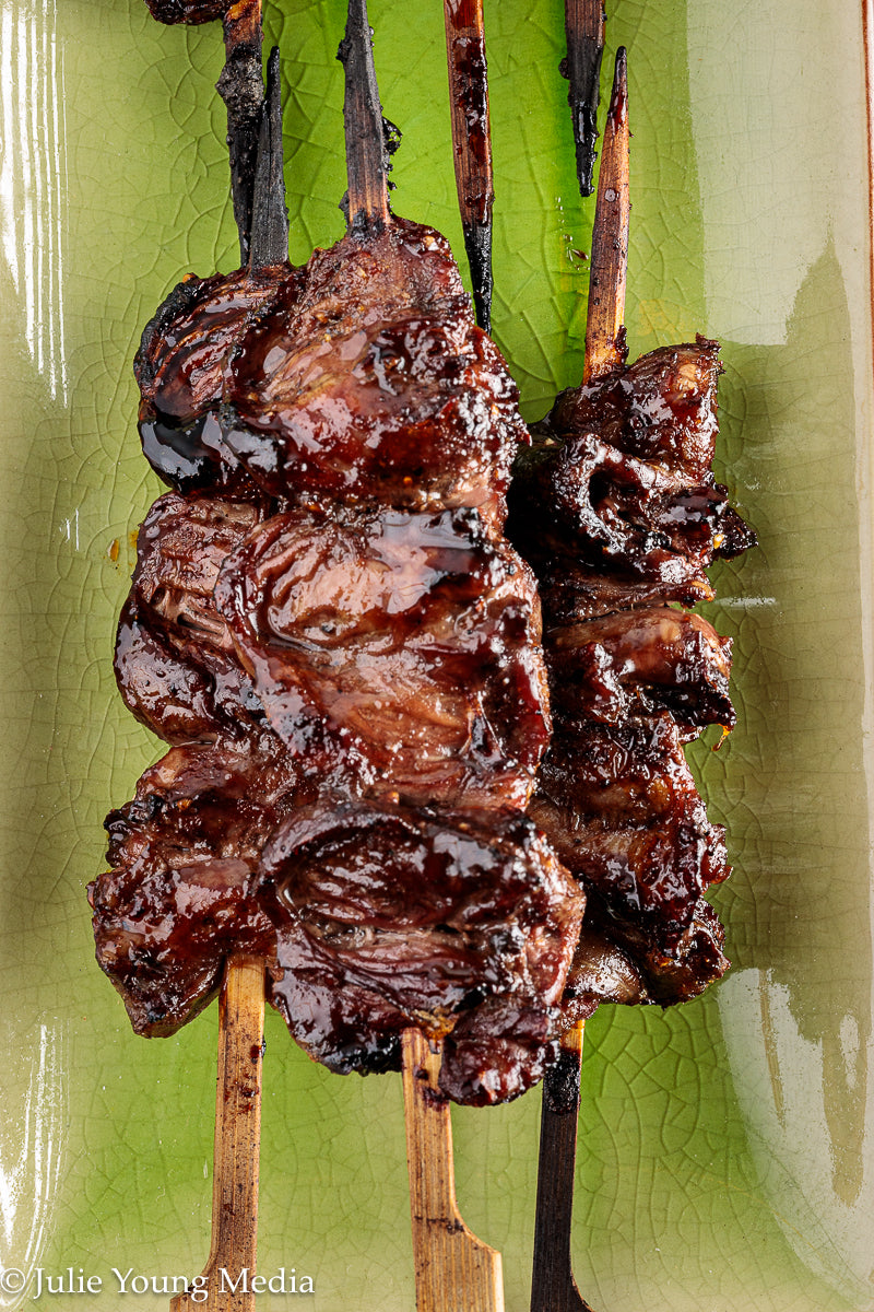 Grilled Teriyaki Chicken Hearts