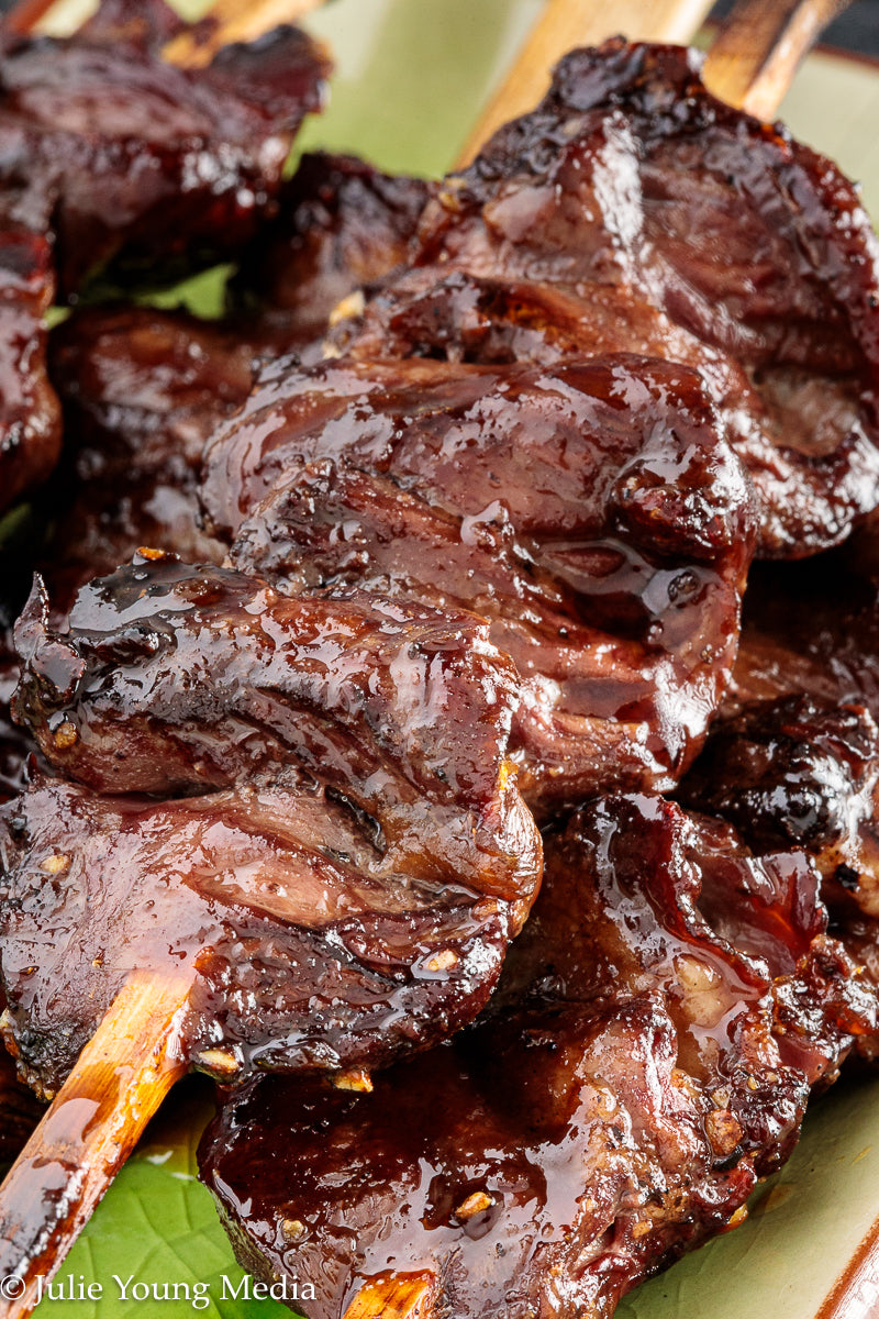 Grilled Teriyaki Chicken Hearts
