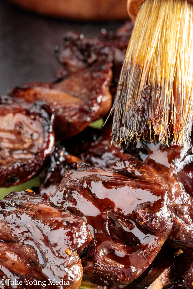 Grilled Teriyaki Chicken Hearts