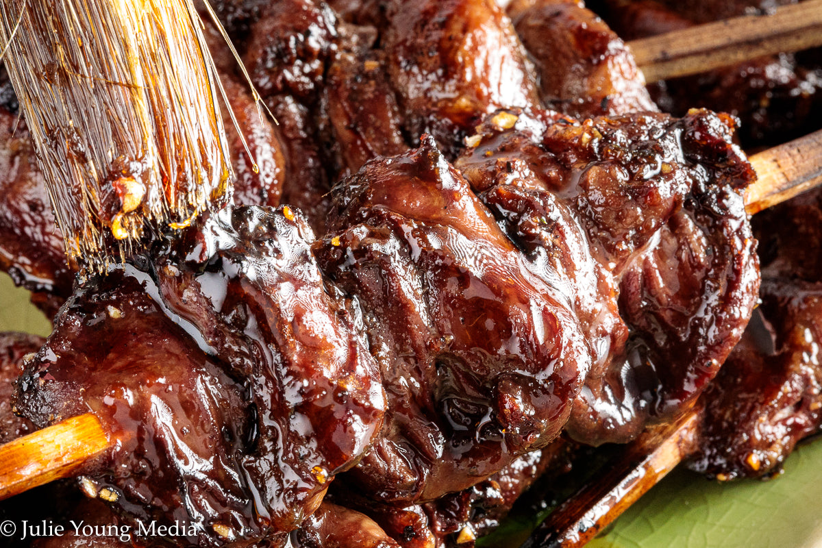 Grilled Teriyaki Chicken Hearts