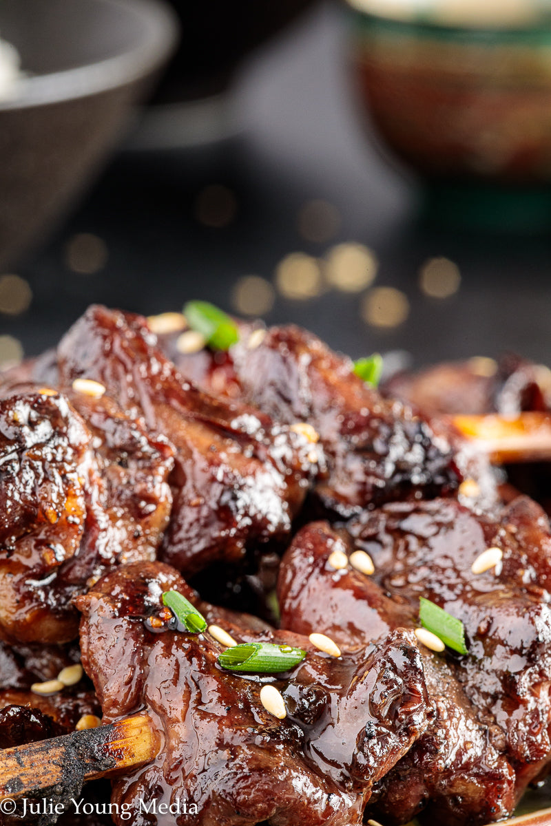 Grilled Teriyaki Chicken Hearts