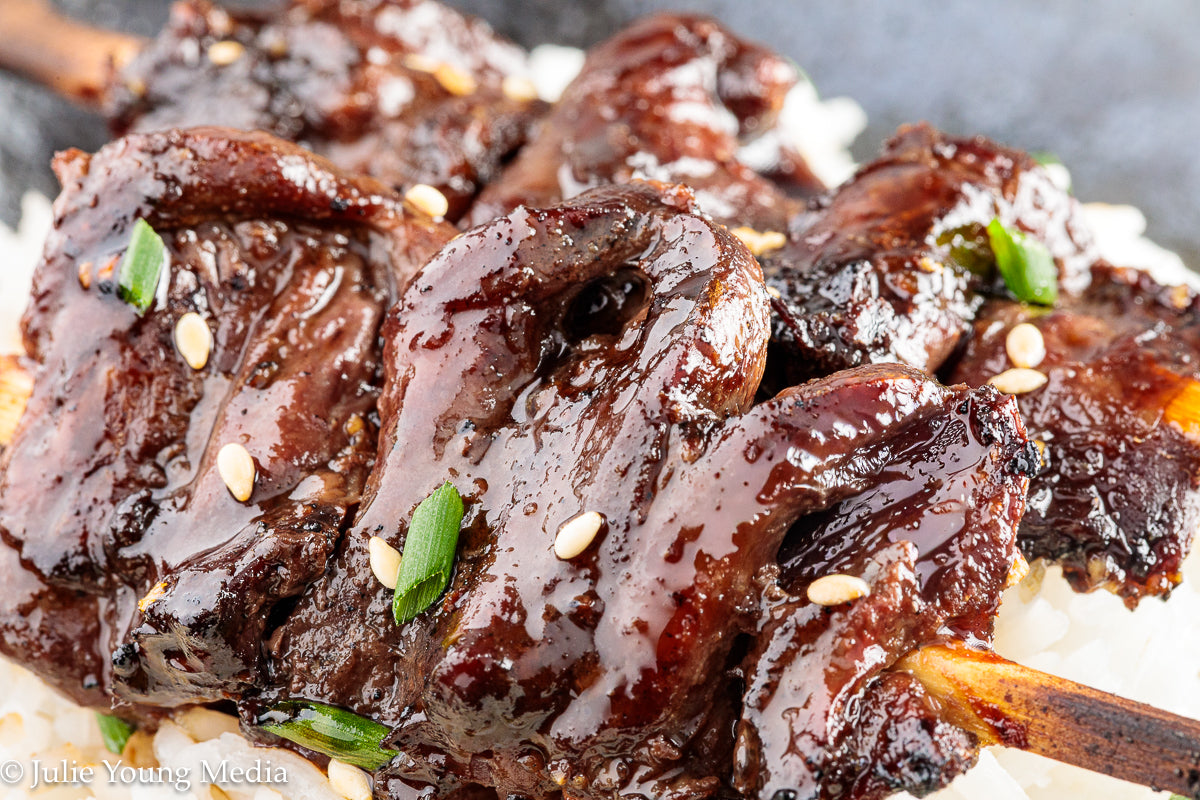 Grilled Teriyaki Chicken Hearts