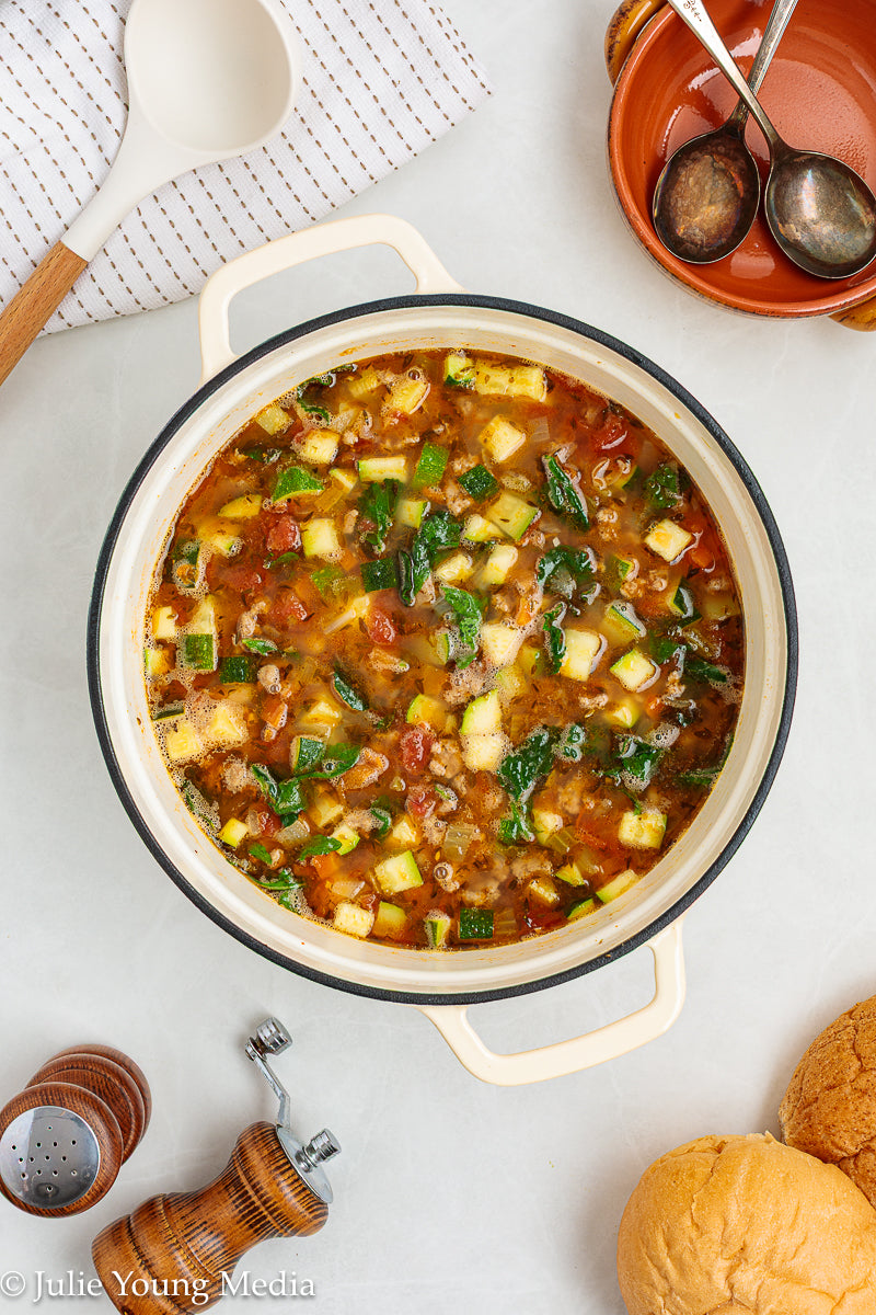 Ground Turkey Soup