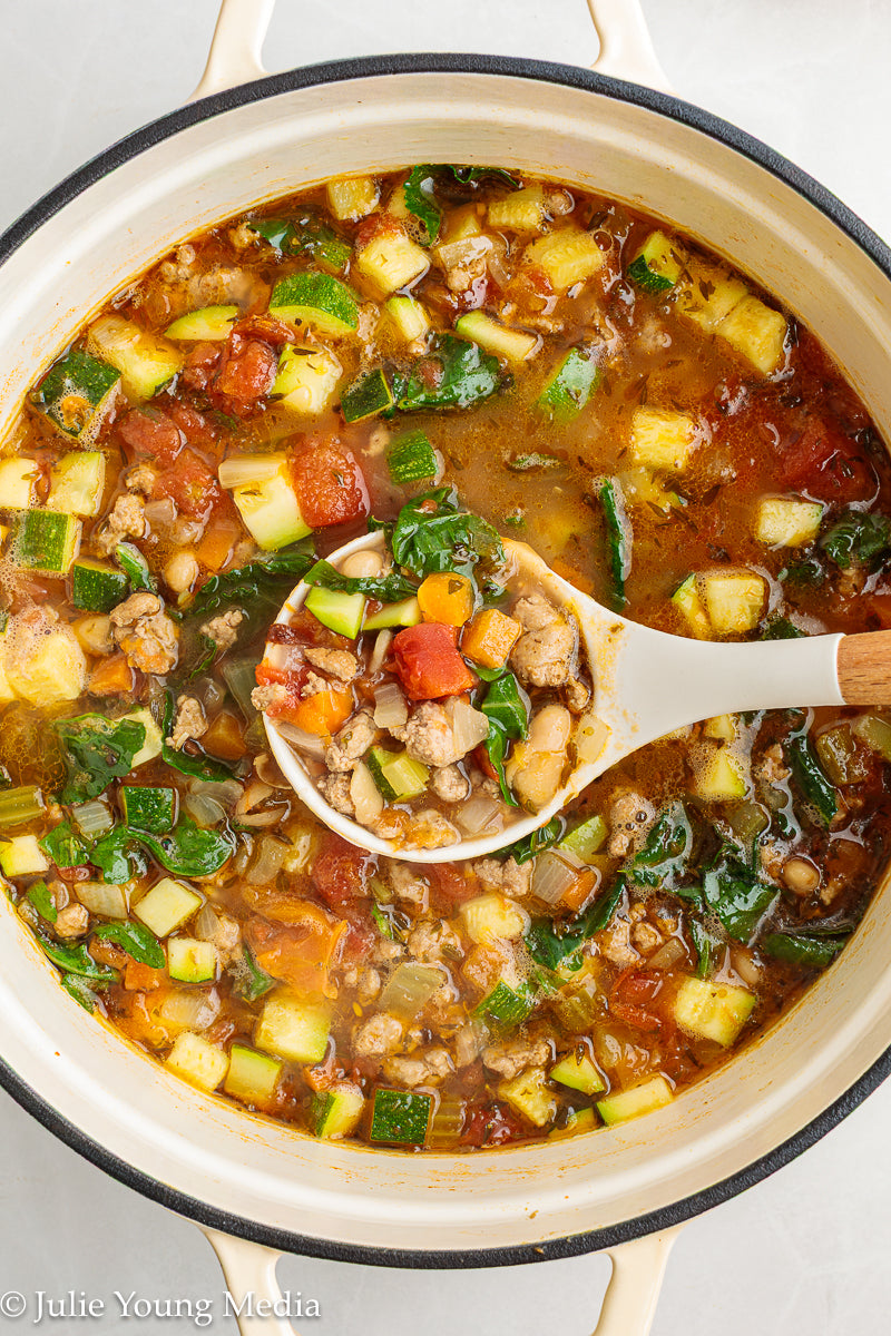 Ground Turkey Soup