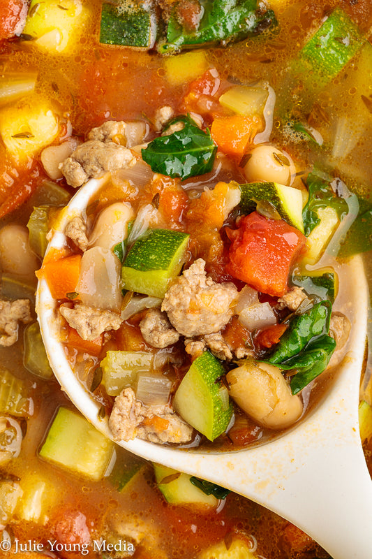 Ground Turkey Soup