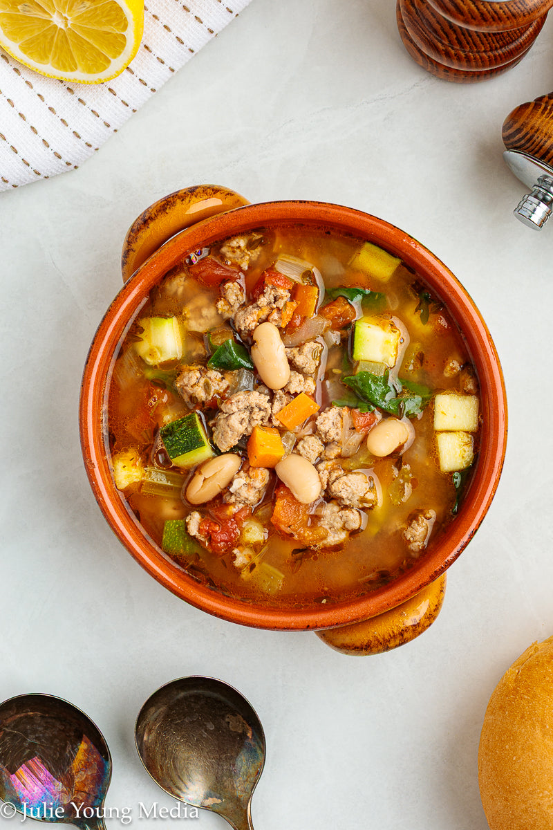 Ground Turkey Soup