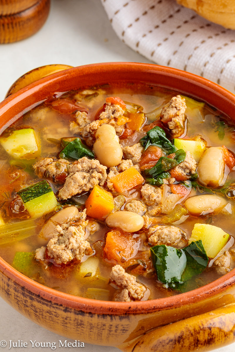 Ground Turkey Soup