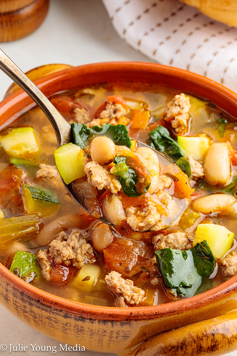 Ground Turkey Soup