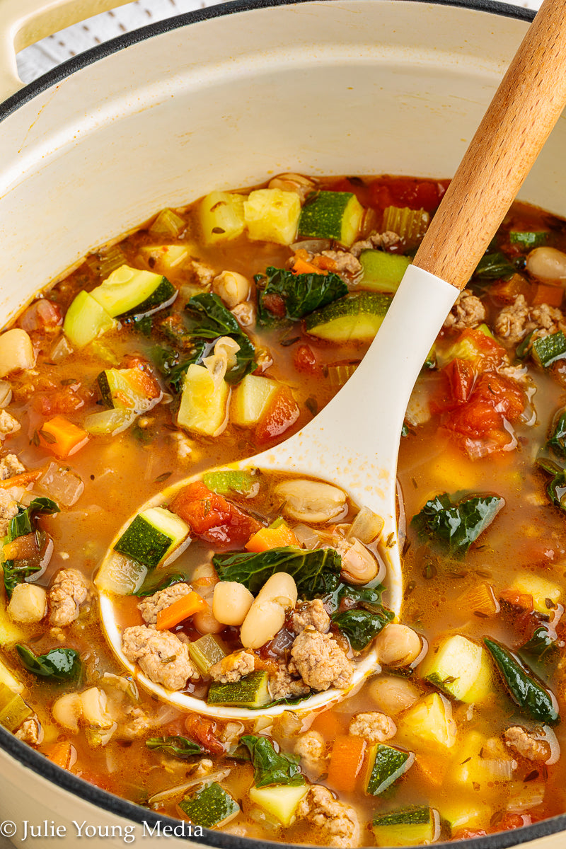 Ground Turkey Soup