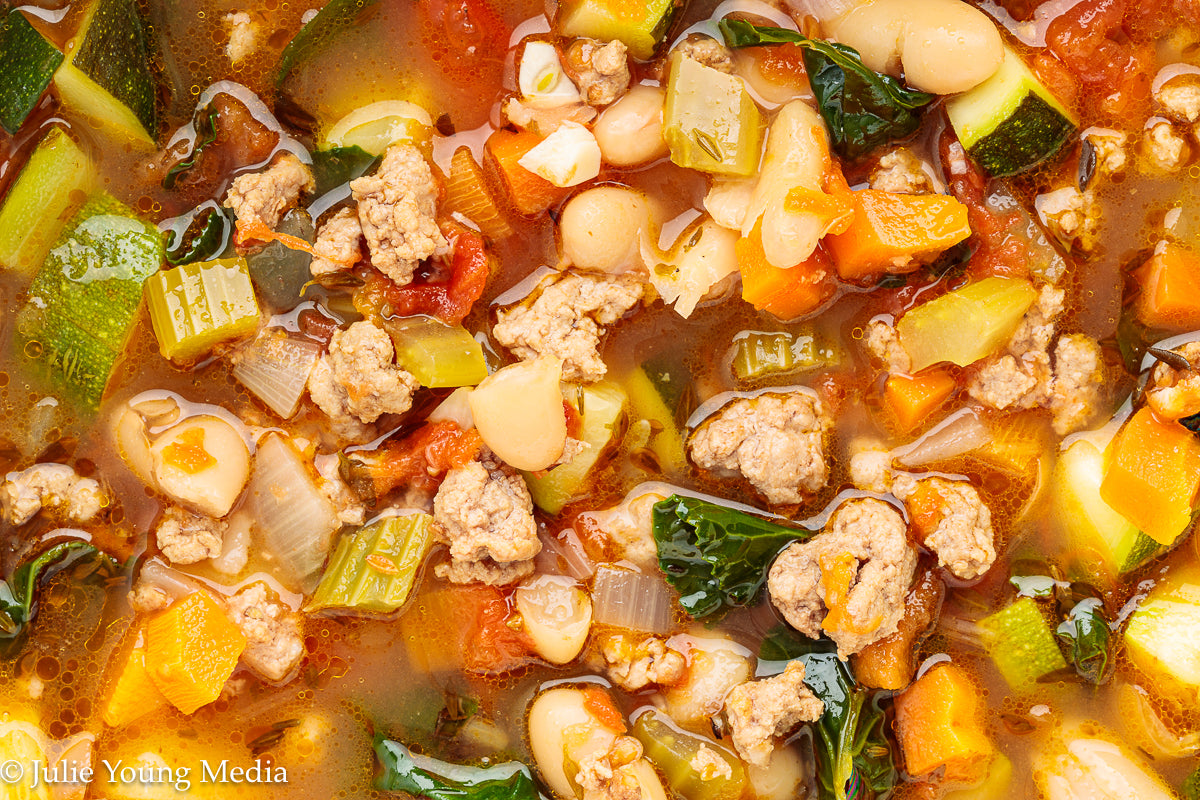 Ground Turkey Soup