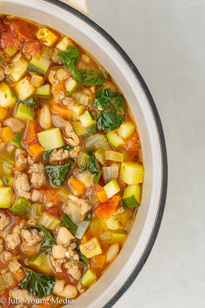 Ground Turkey Soup