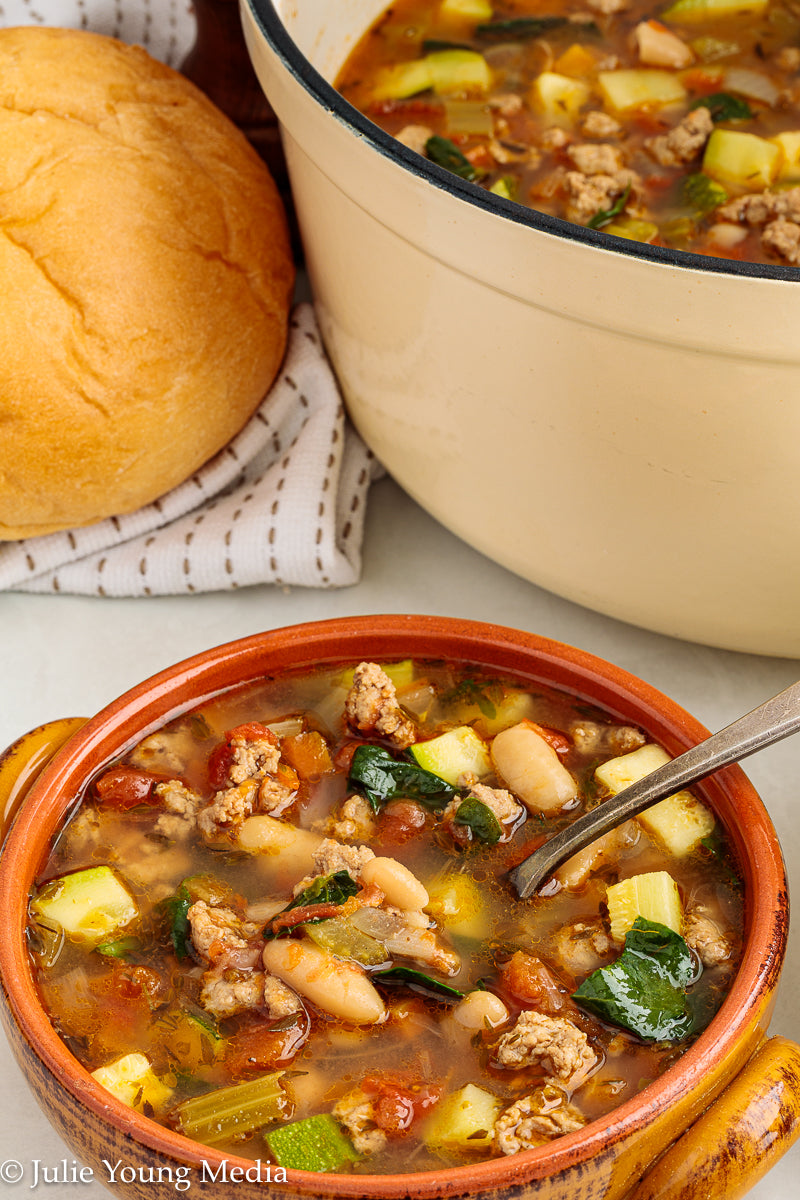 Ground Turkey Soup