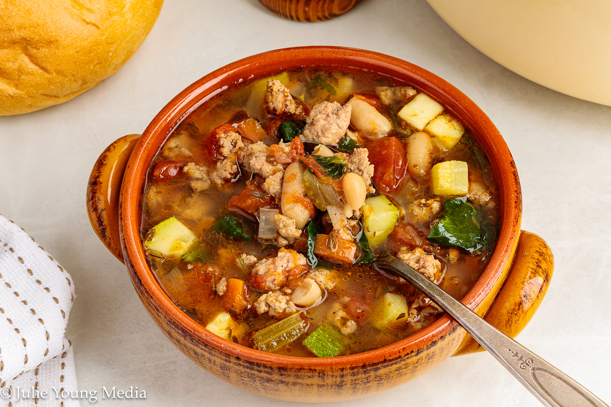 Ground Turkey Soup