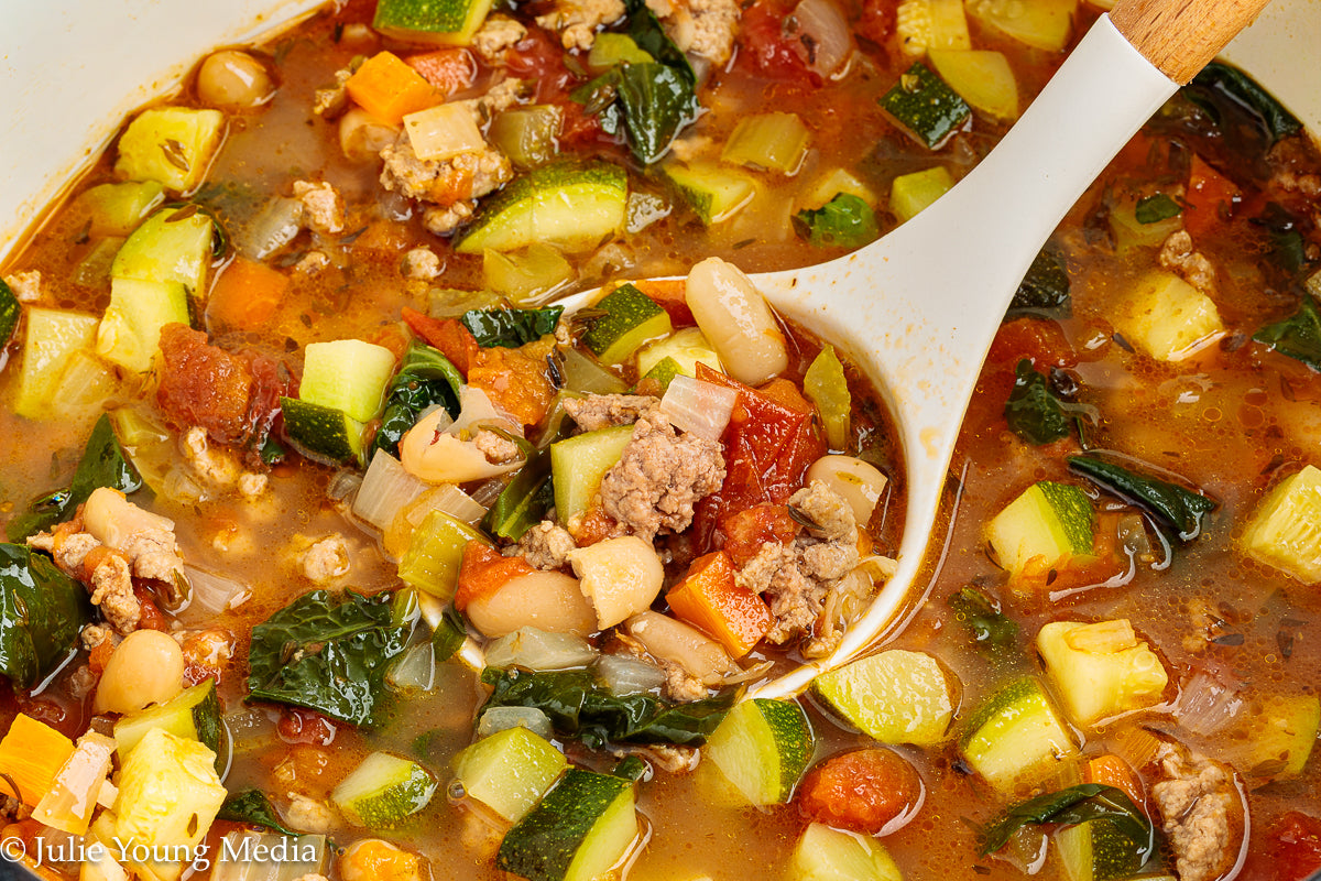Ground Turkey Soup