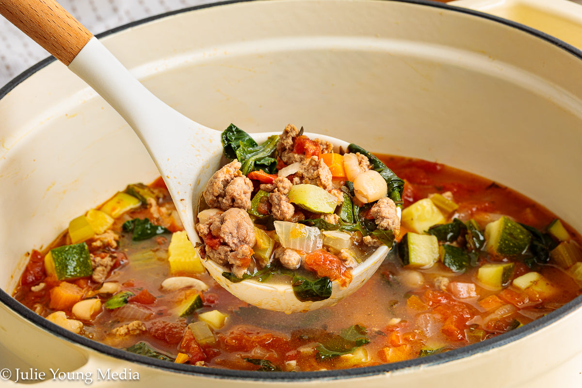 Ground Turkey Soup