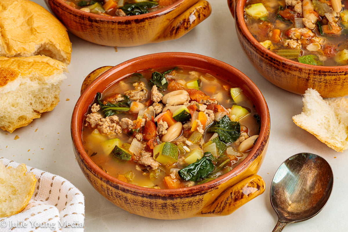 Ground Turkey Soup