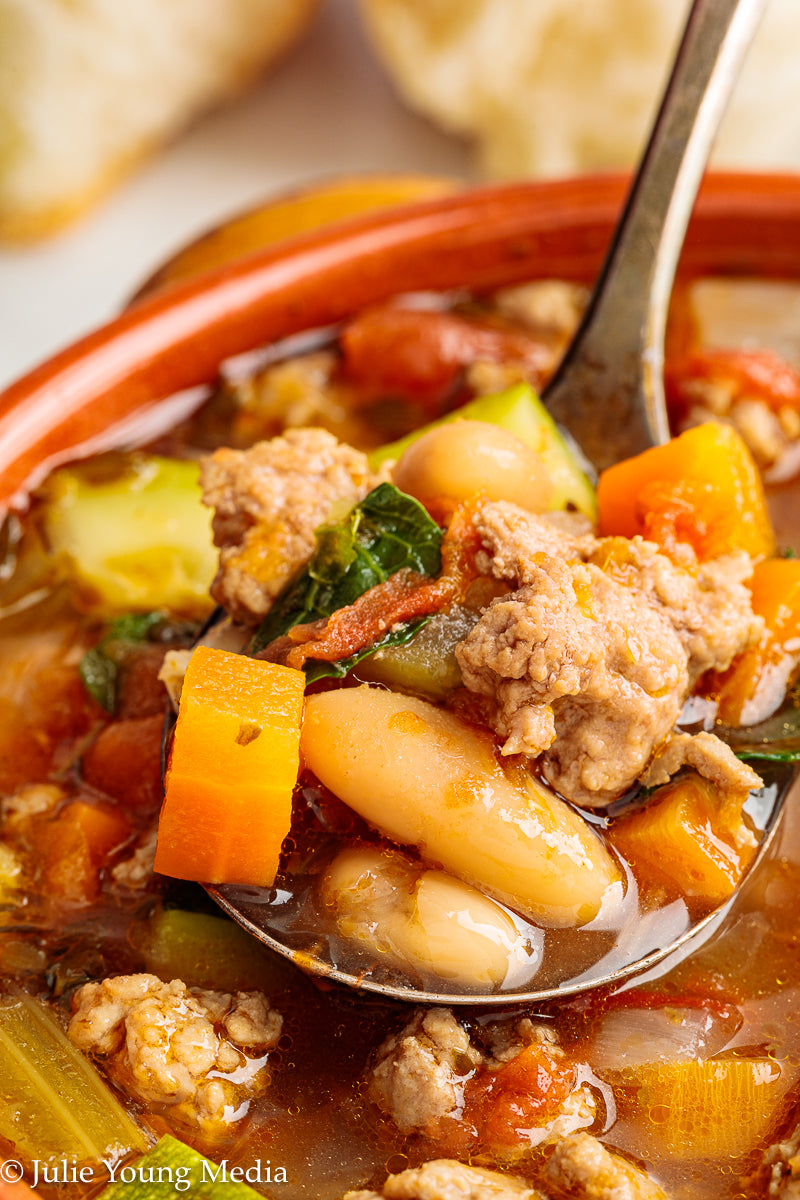 Ground Turkey Soup