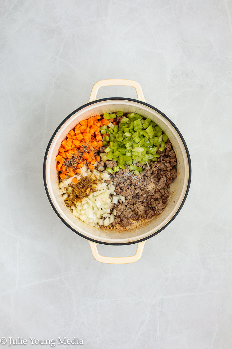 Ground Turkey Soup