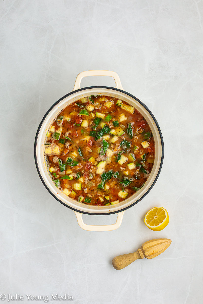 Ground Turkey Soup